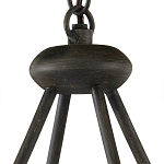 Люстра круглая с литыми стеклянными дисками Olympe Glass Chandelier варинант исполнения - 3 | Loft Concept в Уфе