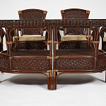 Комплект обеденный из ротанга Eloise grand варинант исполнения - 11 | Loft Concept в Уфе