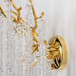 Бра золотого цвета с ветвями и хрустальными подвесками FAIRYTREE Light варинант исполнения - 7 | Loft Concept в Уфе