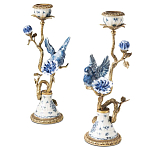 Подсвечник Candleholder Birds Atlanta Set 2 Pcs варинант исполнения - 1 | Loft Concept в Уфе
