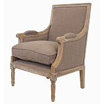 Кресло William Classical Armchair brown flax варинант исполнения - 3 | Loft Concept в Уфе