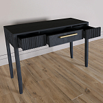 Элегантная Консоль Primo с выдвижным ящиком Черный дуб варинант исполнения - 6 | Loft Concept в Уфе