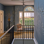 Обои ручная роспись Nara Original colourway on Summer Sky slub silk варинант исполнения - 2 | Loft Concept в Уфе