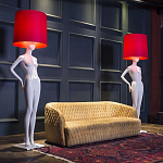 Лампа MANNEQUIN LAMP с абажуром созерцание силуэта варинант исполнения - 2 | Loft Concept в Уфе
