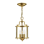 Подвесной светильник с прозрачным стеклянным цилиндрическим плафоном в классическом стиле на цепи Hinkley варинант исполнения - 13 | Loft Concept в Уфе