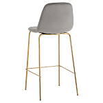 Барный стул на золотистых ножках VENDRAMIN Grey варинант исполнения - 4 | Loft Concept в Уфе