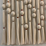 Панно на стену из хлопковых нитей White Morse Wall Hanging  варинант исполнения - 1 | Loft Concept в Уфе