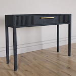 Элегантная Консоль Primo с выдвижным ящиком Черный дуб варинант исполнения - 2 | Loft Concept в Уфе