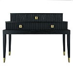 Премиальная Консоль с тремя ящиками Elsa Dreams Black варинант исполнения - 4 | Loft Concept в Уфе