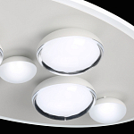 Потолочный светильник овальной формы белого цвета с 7-ю лампами Lunar Pebbles варинант исполнения - 8 | Loft Concept в Уфе