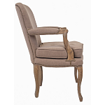 Кресло Aubrey Classical Armchair brown flax варинант исполнения - 1 | Loft Concept в Уфе
