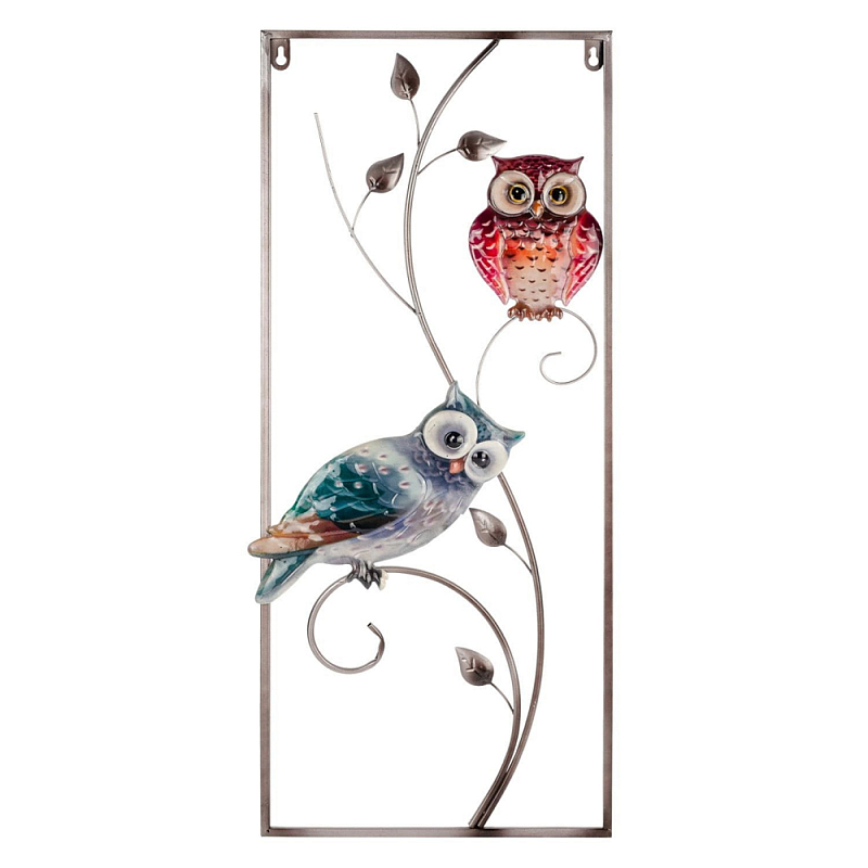 Аксессуар настенный из металла Blank Space Owls Мульти в Уфе | Loft Concept 