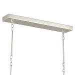 Люстра серебряная из пересекающихся прямоугольных элементов Intersecting Rectangles варинант исполнения - 3 | Loft Concept в Уфе