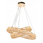 Люстра на 2 кольца с текстурной огранкой Reflection of Reality варинант исполнения - 1 | Loft Concept в Уфе