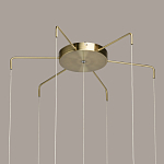 Люстра с 7-ю плафонами из прозрачного стекла в форме шара Orb Cascade  варинант исполнения - 13 | Loft Concept в Уфе