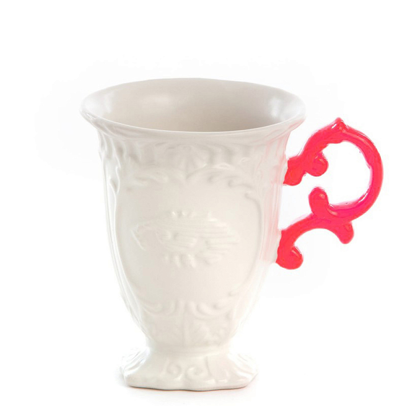 Кружка Seletti I-Mug Fuchsia Белый Фуксия в Уфе | Loft Concept 