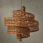 Люстра фактурная в виде спирали Enveloping Art варинант исполнения - 4 | Loft Concept в Уфе