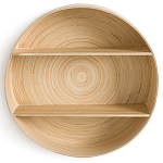 Полка настенная из бамбука Zenara варинант исполнения - 1 | Loft Concept в Уфе