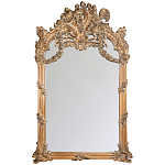 Зеркало настенное в ажурной раме с эффектом старины Classic Ornament Mirror варинант исполнения - 1 | Loft Concept в Уфе