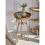 Столик приставной на фигурном подножии Magnificent Century варинант исполнения - 5 | Loft Concept в Уфе