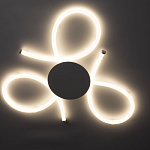 Люстра белого цвета с тремя изогнутыми светодиоидными плафонами Luke Lampco Tracer Lamp варинант исполнения - 2 | Loft Concept в Уфе