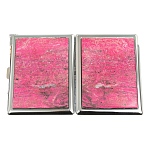 Портсигар с газовой зажигалкой из натурального камня Родонит Stone Cigarettes Cases варинант исполнения - 7 | Loft Concept в Уфе