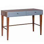 Стол письменный из массива бука с 2-мя ящиками серый Wenge Light варинант исполнения - 1 | Loft Concept в Уфе