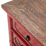 Деревянная ТВ-тумба в китайском стиле с 5-ю выдвижными ящиками Chinese TV Stand Red варинант исполнения - 3 | Loft Concept в Уфе