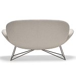 Дизайнерский двухместный диван Gio Ponti D.157.6  - DUE FOGLIE Sofa варинант исполнения - 5 | Loft Concept в Уфе