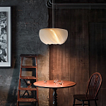 Подвесной светильник с белыми изящными декоративными лепестками Volumetric Petal Lamp варинант исполнения - 3 | Loft Concept в Уфе