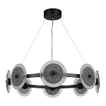 Люстра с плафонами из фактурного двойного стекла Heterochromia варинант исполнения - 5 | Loft Concept в Уфе