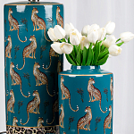 Ваза фарфоровая с крышкой Leopard Ccollection варинант исполнения - 4 | Loft Concept в Уфе