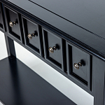 Черная консоль с выдвижными ящиками Monica варинант исполнения - 3 | Loft Concept в Уфе