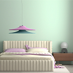 Подвесной вязаный светильник в двухцветном исполнении «Двойной Токио»  варинант исполнения - 1 | Loft Concept в Уфе