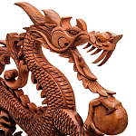 Панно из дерева дракон Panel With Animals варинант исполнения - 2 | Loft Concept в Уфе