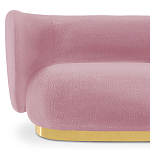 Диван с обивкой из искусственного меха Ambrose Soft Sofa варинант исполнения - 4 | Loft Concept в Уфе