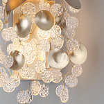 Бра с декоративными подвесками из прозрачного стекла в форме монеток FAIRYTREE Light варинант исполнения - 4 | Loft Concept в Уфе