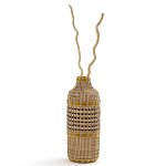 Ваза декоративная из натурального плетеного бамбука Bamboo Decor 42 варинант исполнения - 1 | Loft Concept в Уфе
