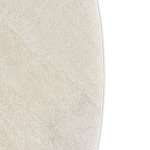 Стол обеденный с круглой столешницей из керамики на четырех черных ножках Sand Ceramics варинант исполнения - 3 | Loft Concept в Уфе