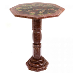 Кофейный стол из натуральных камней Лемезит и Яшма Natural Stone Tables варинант исполнения - 7 | Loft Concept в Уфе