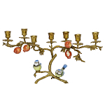 Бронзовый подсвечник на 7 свечей Eden Garden варинант исполнения - 1 | Loft Concept в Уфе