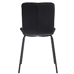 Стул черный с обивкой из велюра Black Archie Chair варинант исполнения - 4 | Loft Concept в Уфе