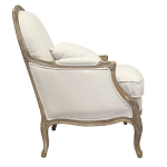 Кресло Ava Classical Armchair beige flax варинант исполнения - 1 | Loft Concept в Уфе
