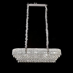 Люстра овальная с каскадом из прозрачного хрусталя Constant Sparks варинант исполнения - 3 | Loft Concept в Уфе