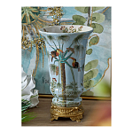 Ваза из фарфора с бронзовыми элементами Tropical Garden варинант исполнения - 6 | Loft Concept в Уфе