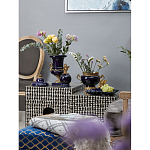 Менажница темно-синяя фарфоровая с бронзовой фигуркой ангела Eden Garden варинант исполнения - 6 | Loft Concept в Уфе