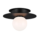 Потолочный светильник с шарообразным плафоном из белого матового стекла Generation Lighting варинант исполнения - 2 | Loft Concept в Уфе