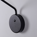 Бра с длинным чёрным металлическим каркасом Bendik Lighting варинант исполнения - 6 | Loft Concept в Уфе