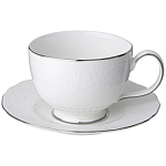 Чайный набор белый из фарфора на 6 персон 12 предметов 280 мл Garden Whisper Porcelain Set  варинант исполнения - 1 | Loft Concept в Уфе