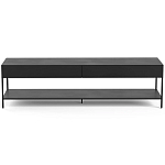 ТВ-тумба из металла с 2-мя ящиками Kelsey Metal TV Stand варинант исполнения - 1 | Loft Concept в Уфе